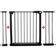 Poarta de siguranta din metal 79-115 cm r-sport s3 - negru edeedijlb328-3negru