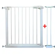 Poarta de siguranta din metal 79-94 cm r-sport s1 - alb edeedijlb328-1alb