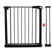 Poarta de siguranta din metal 79-94 cm r-sport s1 - negru edeedijlb328-1negru