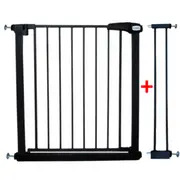 Poarta de siguranta din metal 79-94 cm r-sport s1 - negru edeedijlb328-1negru