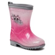 Cizme de cauciuc Perletti cu sclipici marime 24 25 roz fuchsia SOLPE155962