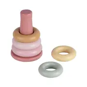 Set 5 inele de stivuire roz Little Dutch SOLVDM2007772