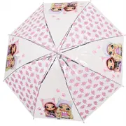 Umbrela Perletti Surprise automata rezistenta la vant transparenta 45 cm SOLPE75075