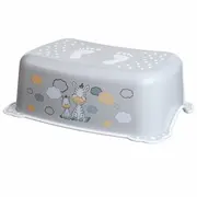 ,&oelig;  Set Complet Reductor Toaleta Cu Colac Moale + Inaltator Baie Antiderapant, Zebra Gri ,   Maltex Baby Pjbc7964-c3874