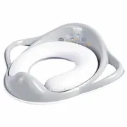 ,&oelig;  Set Complet Reductor Toaleta Cu Colac Moale + Inaltator Baie Antiderapant, Zebra Gri ,   Maltex Baby Pjbc7964-c3874