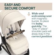 Carucior copii 3 in 1 Chicco Bellagio, Amber Glow (bej deschis), 0luni+ CHC8713650+8713750+8714650-8