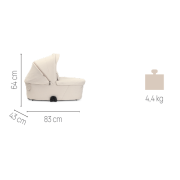 Carucior copii 3 in 1 Chicco Bellagio, Amber Glow (bej deschis), 0luni+ CHC8713650+8713750+8714650-8