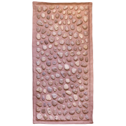 Covoras De Masaj Cu Pietris Natural Pe Baza De In Si Spuma Moale ,   Ortek Soft 93a 44 Cm, Ideal Pentru Copii Si Adulti Pjb11643