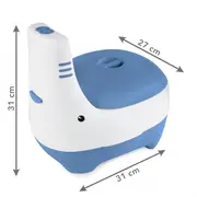 Olita pentru copii cu sunete si insertie detasabila kidwell fino - blue edeedinocnfin01a0