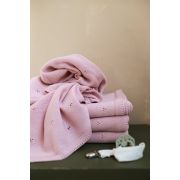 Paturica Premium Antialergica Din Lana Merino Certificata ,   75x100 Cm, Roz Pudrat Pjb97027