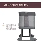 Patut atasabil Chicco Next 2 Me Forever, 3 in 1, Rice (Gri), 0luni+ CHC79650-8_RICE