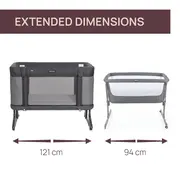 Patut atasabil Chicco Next 2 Me Forever, 3 in 1, Rice (Gri), 0luni+ CHC79650-8_RICE