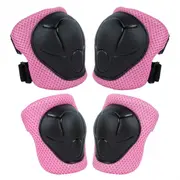 Set de protectie pentru copii, cotiere si genunchiere, marimea m, kidwell trix - pink edeedizeoctri02a2