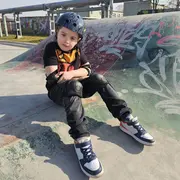 Set de protectie pentru copii, cotiere si genunchiere, marimea s, kidwell trix - black edeedizeoctri01a1