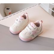 Adidasi albi pentru fetite - pink star mbsxz-p-777-3-sa46