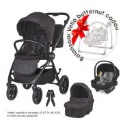Carucior modular 2in1 coccolle serry jet black+ scoica auto isize coccolle knox greystone smb325065460324080371
