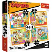 PUZZLE 4IN1 LUI GARFIELD II PLACE LASAGNA VIV34673