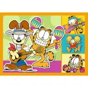 PUZZLE 4IN1 LUI GARFIELD II PLACE LASAGNA VIV34673