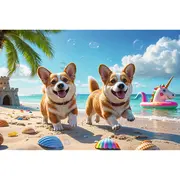 PUZZLE TREFL 100 CATEL CORGI VIV16536