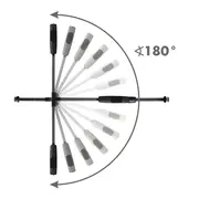 Poarta De Siguranta Kidwell Guarda 75,  104 Cm ,   Protectie Sigura Pentru Copii, Fara Gaurire Pjbbrzagua02a1