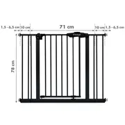 Poarta De Siguranta Kidwell Guarda 75,  104 Cm ,   Protectie Sigura Pentru Copii, Fara Gaurire Pjbbrzagua02a1