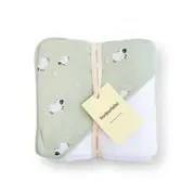 Prosop Baie Cu Gluga Bebelusi 0-5 Ani ,   Bumbac Certificat Oeko-tex  , 100x100 Cm, Funny Farm Pjb18ff51-038