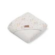 Prosop Baie Cu Gluga Bebelusi 0-5 Ani ,   Bumbac Certificat Oeko-tex  , 100x100 Cm, Nairobi Mustard Pjb18na41-048