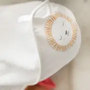 Prosop Baie Cu Gluga Bebelusi 0-5 Ani ,   Bumbac Certificat Oeko-tex  , 100x100 Cm, Nairobi Mustard Pjb18nase41-048