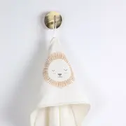 Prosop Baie Cu Gluga Bebelusi 0-5 Ani ,   Bumbac Certificat Oeko-tex  , 100x100 Cm, Nairobi Mustard Pjb18nase41-048