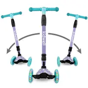 Trotineta Copii Pliabila, Reglabila, Roti Luminoase, Vento Kitty, 3+ Ani, Pana La 50 Kg, Kidwell Pjbhubaven02a1