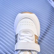 Adidasi albi cu insertii crem - sony mbhy892-3-bo1