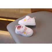 Adidasi albi cu luminite si stelute colorate mbgs3629-2-sa52