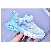 Adidasi bleu cu sidef alb si luminite - lolly md28-8-1-sa52