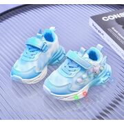 Adidasi bleu cu sidef alb si luminite - lolly md28-8-1-sa52