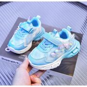 Adidasi bleu cu sidef alb si luminite - lolly md28-8-1-sa52