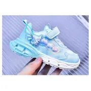 Adidasi bleu cu sidef alb si luminite - lolly md28-8-1-sa52