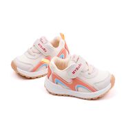 Adidasi ivoire cu portocaliu - valuri mbmy2306-1-sa50