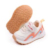 Adidasi ivoire cu portocaliu - valuri mbmy2306-1-sa50