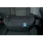 Inaltator auto copii KidsCare FixiGo cu Isofix, 125-150cm, husa lavabila, Negru, omologat R129 i-Size SUPKC_Fixigo_negru