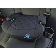Inaltator auto copii KidsCare FixiGo cu Isofix, 125-150cm, husa lavabila, Negru, omologat R129 i-Size SUPKC_Fixigo_negru
