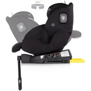 Scaun auto Chipolino Premium I-Size 40-150 cm cu sistem Isofix blackberry HUBSTKPR02501BB