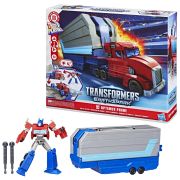 TRANSFORMERS EARTHSPARK CAMION CU REMORCA DE LUPTA OPTIMUS PRIME VIVG0750