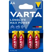 Baterii Varta Longlife Max Power, LR6, AA, alcaline, 1.5 V, 4 bucati/set BPTCVR110001