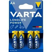 Baterii Varta Longlife Power, LR6, AA, alcaline, 1.5 V, 4 bucati/set BPTCVR120001