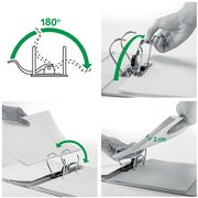 Biblioraft Leitz 180° Active WOW, polyfoam, A4, 82 mm, alb BPTCSL060001