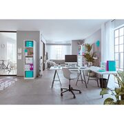 Biblioraft Leitz Active WOW 180°, A4, 75 mm, polyfoam, mov metalizat BPTCSL010206