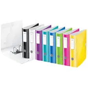 Biblioraft Leitz Active WOW 180°, A4, 75 mm, polyfoam, verde metalizat BPTCSL010209