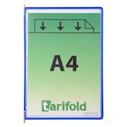Display Tarifold, A4, 10 bucati/set, albastru BPTCTA114001