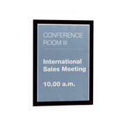 Display magnetic Durable Duraframe, A4, negru, 2 bucati/set BPTCDB487201