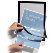 Display magnetic Durable Duraframe, A4, negru, 2 bucati/set BPTCDB487201